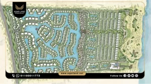 دوبلكس بمساحة 172 متر مربع قرية ازها الساحل الشمالي