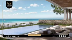 شاليه بمساحة 127 متر مربع قرية ازها الساحل الشمالي