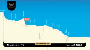 دوبلكس بمساحة 139 متر مربع قرية ازها الساحل الشمالي