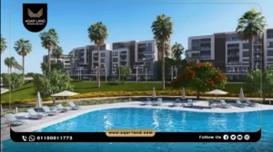 دوبلكس بمساحة 264 متر مربع كابيتال جاردنز بالم هيلز القاهرة الجديدة