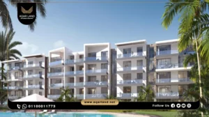 شاليه للبيع في قرية دوس الساحل الشمالي بمساحة 70م