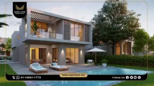 دوبلكس بمساحة 316 متر مربع كمبوند ايست تاون التجمع الخامس