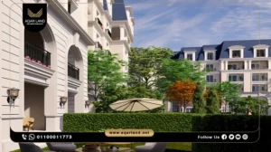 شقة بمساحة 128 متر مربع كمبوند نايل بوليفارد القاهرة الجديدة