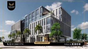 مكتب اداري بمساحة 137 متر مربع مول اوفيس بارك التجمع الخامس