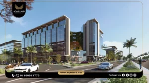 مكتب إداري للبيع في مول باراجون 3 العاصمة الادارية بمساحة 180م