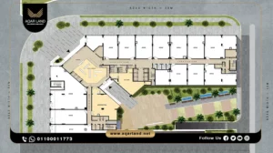 مكتب إداري للبيع في مول باراجون 3 العاصمة الادارية بمساحة 180م