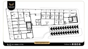 عيادة بمساحة 40 متر مربع مول بوينت 11 العاصمة الإدارية
