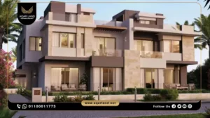 توين هاوس بمساحة 280 متر مربع كمبوند تاوني هايد بارك أكتوبر