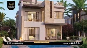 توين هاوس بمساحة 280 متر مربع كمبوند تاوني هايد بارك أكتوبر