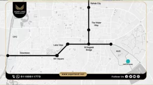 فيلا بمساحة 450 متر مربع كمبوند ذا واتر مارك التجمع الخامس