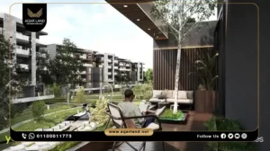 شقة بمساحة 110 متر مربع كمبوند يلو التجمع الخامس