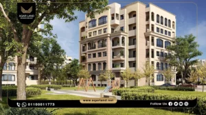 شقة بمساحة 160 متر مربع كميوند المقصد ريزيدنس العاصمة الإدارية