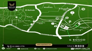 دوبلكس بمساحة 212 متر مربع كمبوند البوسكو العاصمة الإدارية الجديدة