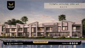 تاون هاوس بمساحة 256 متر مربع كمبوند كيفا صبور 6 اكتوبر