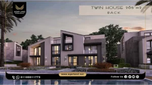 فيلا بمساحة 256 متر مربع كمبوند كيفا صبور 6 اكتوبر