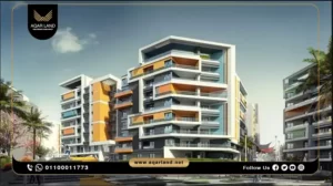 شقة بمساحة 245 متر مربع كمبوند الموندو العاصمة الادارية