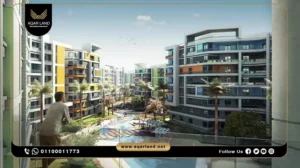 شقة بمساحة 130 متر مربع كمبوند الموندو العاصمة الإدارية