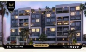 شقة بمساحة 115 متر مربع كمبوند ريزيدنس 8 العاصمة الإدارية