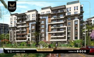 شقة بمساحة 220 متر مربع كمبوند تاون جيت العاصمة الإدارية