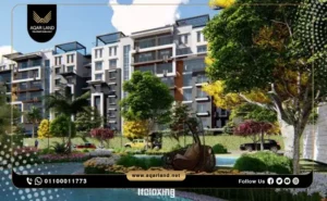 شقة بمساحة 180 متر مربع كمبوند تاون جيت العاصمة الإدارية