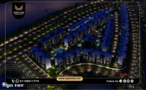 شقة بمساحة 130 متر مربع كمبوند تاون جيت العاصمة الإدارية