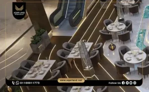 محل تجاري بمساحة 45 متر مربع تريو في تاور العاصمة الإدارية