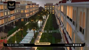 شقة بمساحة 159 متر مربع كمبوند أبها 6 أكتوبر