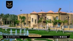 تاون هاوس بمساحة 180 متر مربع كمبوند سوان ليك 6 اكتوبر