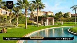 تاون هاوس بمساحة 180 متر مربع كمبوند سوان ليك 6 اكتوبر