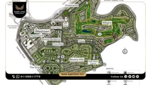 تاون هاوس بمساحة 194 متر مربع كمبوند ويست تاون الشيخ زايد