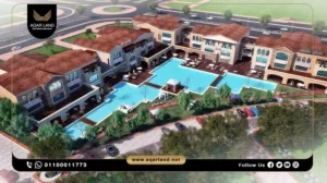 شقة بمساحة 215 متر مربع كمبوند جرين سكوير صبور مدينة المستقبل