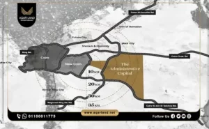 مكتب إداري بمساحة 30 متر مربع دايموند تاور العاصمة الإدارية