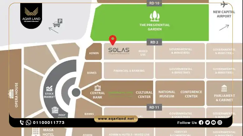 Location of Solas New Capital