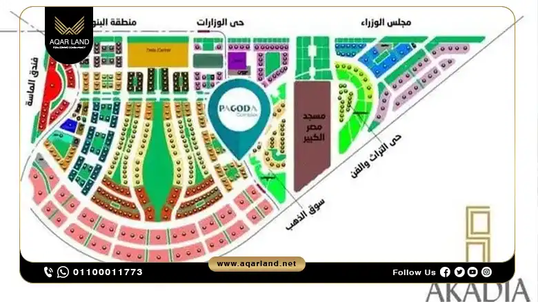 Location of Pagoda Mall New Capital