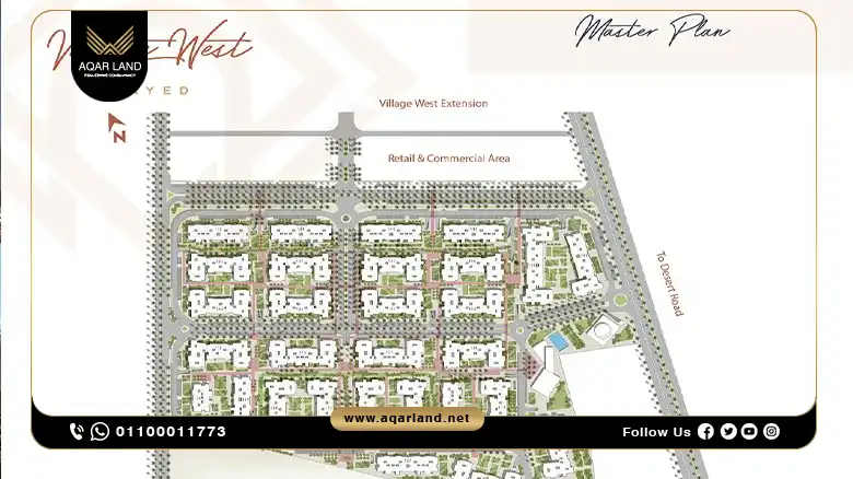 Location of Village West Sheikh Zayed