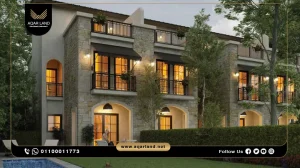 تاون هاوس بمساحة 180 متر مربع كمبوند ذا مارك القاهرة الجديدة