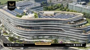 مكتب إداري بمساحة 61 متر مربع مول روك كابيتال 1 العاصمة الإدارية