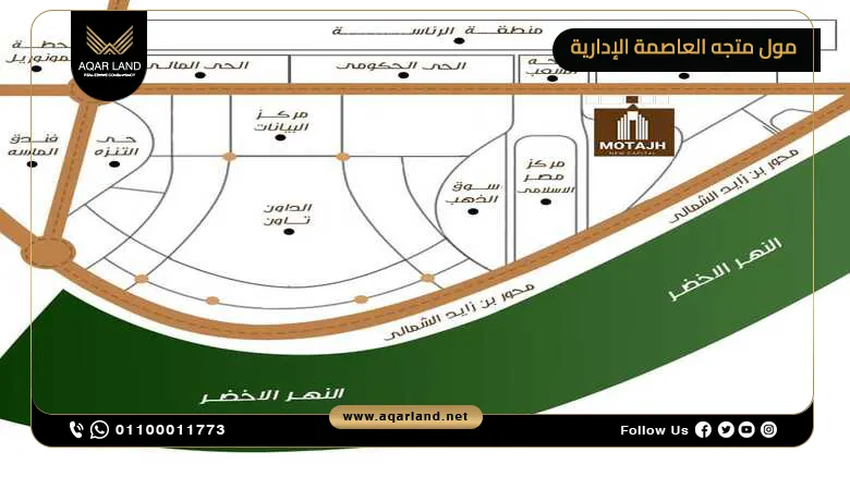 موقع مشروع مول متجه العاصمة الإدارية