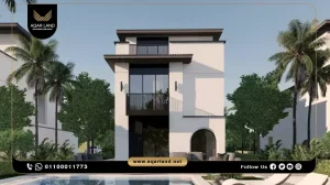 تاون هاوس بمساحة 167 متر مربع كمبوند ات ايست المستقبل سيتي