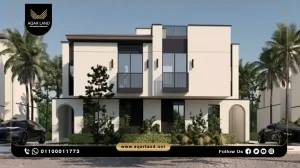 تاون هاوس بمساحة 165 متر مربع كمبوند ات ايست المستقبل سيتي