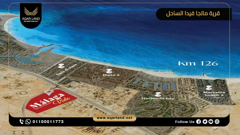 أين تقع قرية مالجا الساحل الشمالي؟ أين تقع قرية مالجا الساحل الشمالي؟