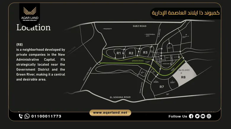 كمبوند ذا ايلاند العاصمة الإدارية The Islands New Capital