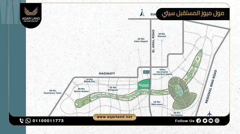 مول ميوز المستقبل سيتي Muse Mall Mostakbal City تفاصيل