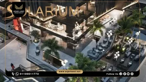 مكتب اداري بمساحة 45 متر مربع سولاريوم بيزنس التجمع الخامس