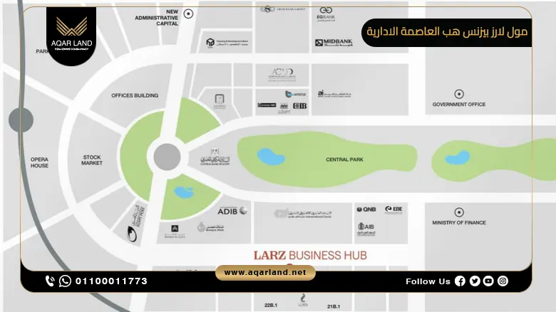 مول لارز بيزنس هب العاصمة الإدارية Mall Larz New Capital