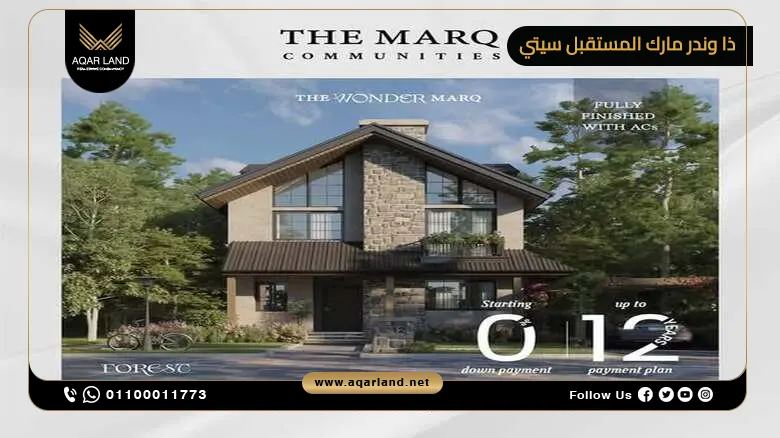 كمبوند ذا وندر مارك المستقبل سيتي The Wonder MarQ Mostakbal City