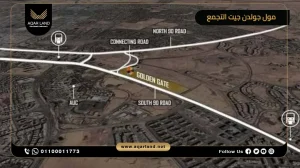 مكتب إداري بمساحة 103 متر مربع مول جولدن جيت التجمع الخامس