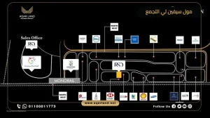 مكتب إداري بمساحة 37 متر مربع مول سيفين تي التجمع الخامس
