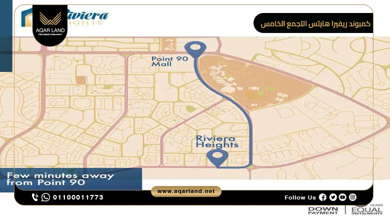 كمبوند ريفيرا هايتس التجمع الخامس Riviera Heights أسعار 2025