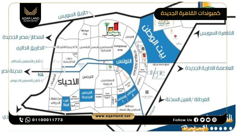 دليل شامل لأفضل كمبوندات القاهرة الجديدة